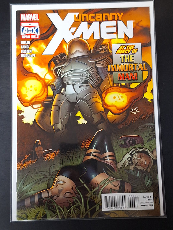 Uncanny X-Men 6 Marvel 2012 Greg Land Cover