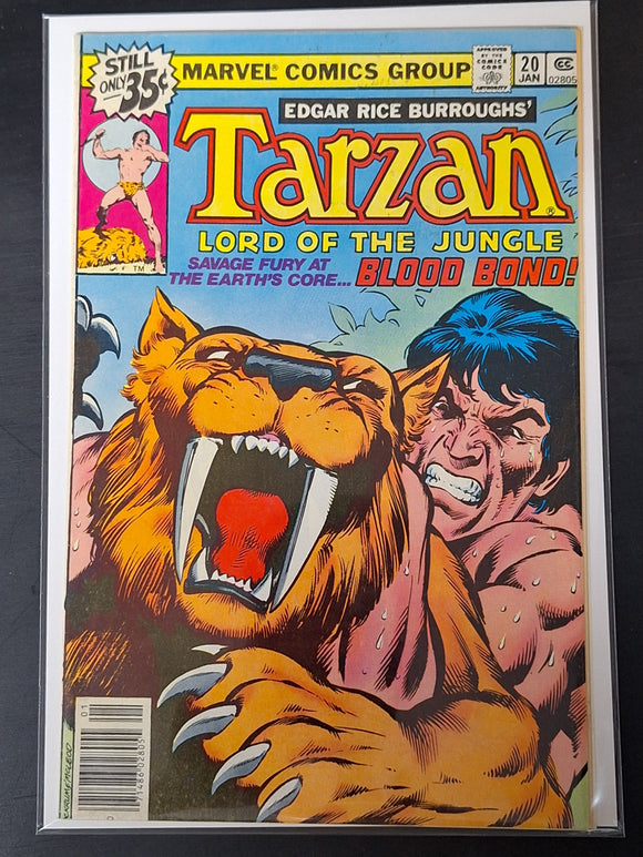 Tarzan 20 Marvel 1979 Hard To Find Series