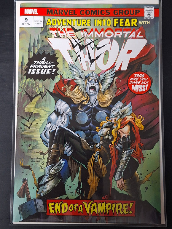 Immortal Thor 9 Marvel 2024 Vampire Variant 1st App of Chad Hammer