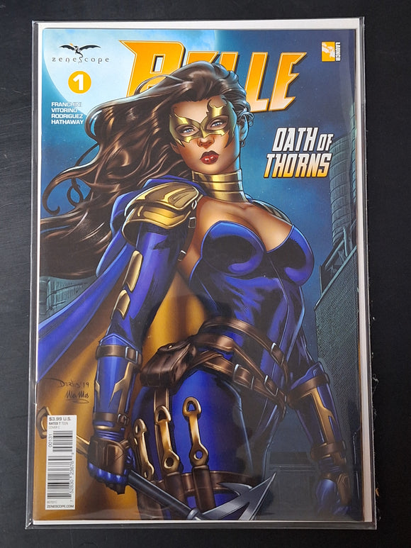 Belle Oath of Thorns 1 Zenescope 2019 Cover C Derlis Santacruz