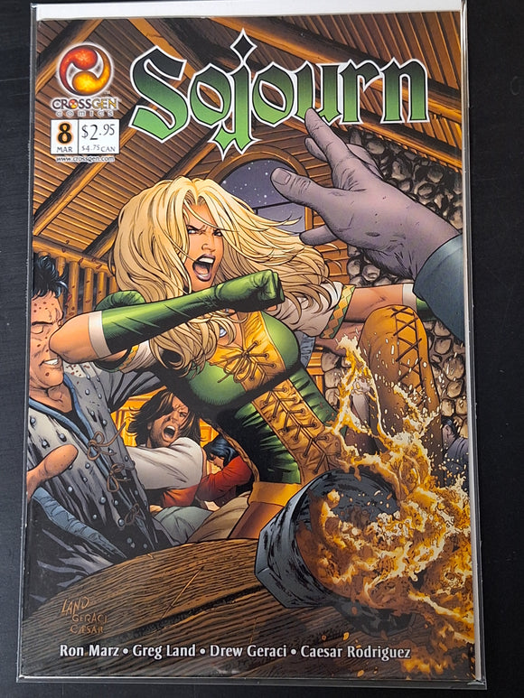 Sojourn 8 Crossgen Comics 2002 Greg Land Cover & Art