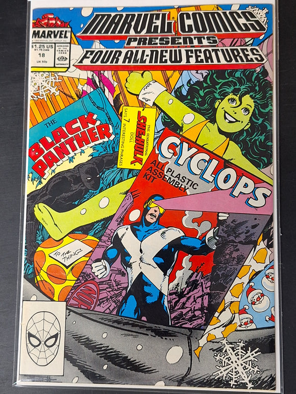 Marvel Comics Presents 19 Marvel 1989 1st Time She-Hulk Breaks The 4th Wall