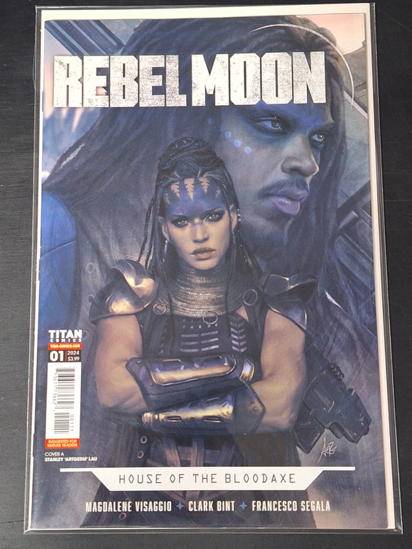 Rebel Moon House of the Bloodaxe 1 Titan Comics 2024 Cover A Artgerm