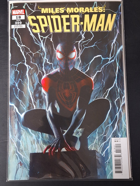 Miles Morales Spider-Man 18 Marvel 2024 Legacy #300 Adi Granov Variant