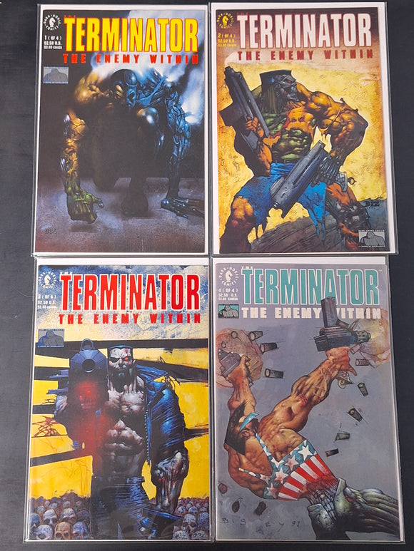 Terminator: The Enemy Within 1-4 Dark Horse Comics 1991 Full Set