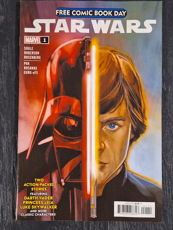 STAR WARS 1  - FREE COMIC BOOK DAY 2024 - FCBD MARVEL