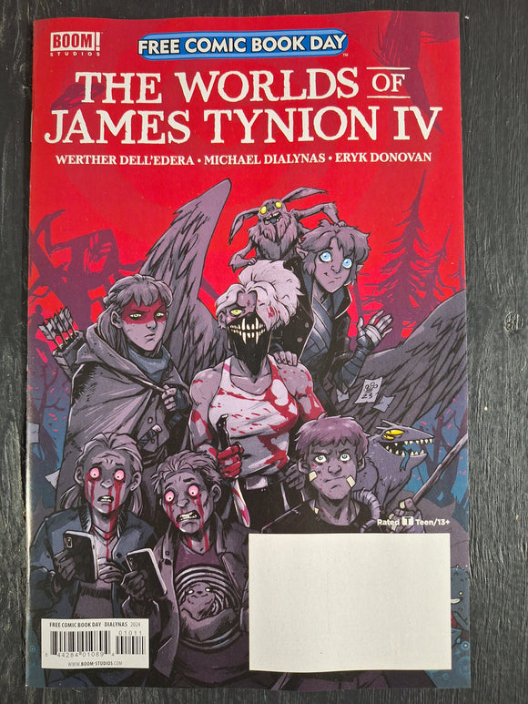 THE WORLDS OF JAMES TYNION IV - FREE COMIC BOOK DAY 2024 - FCBD BOOM!