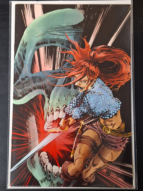 Immortal Red Sonja 7 Dynamite 2022 1:10 Virgin Variant