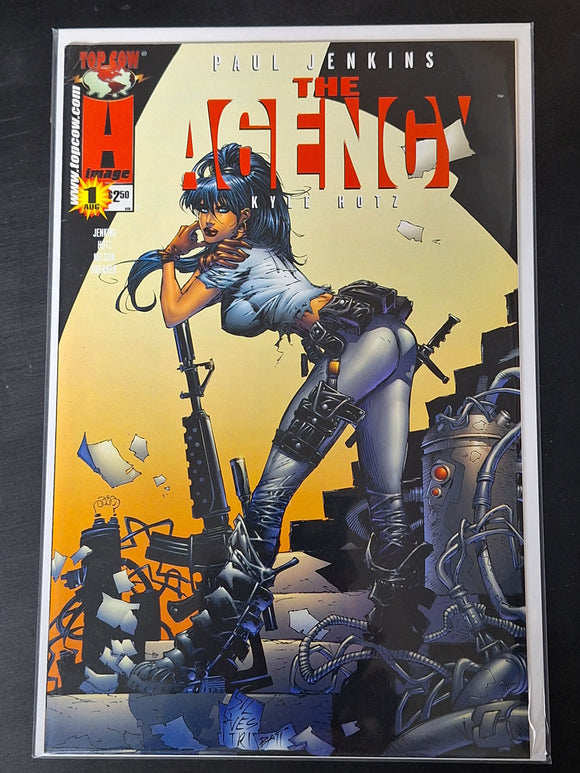 The Agency 1 Imaged Top Cow 2001 Cover C Marc Silvestri