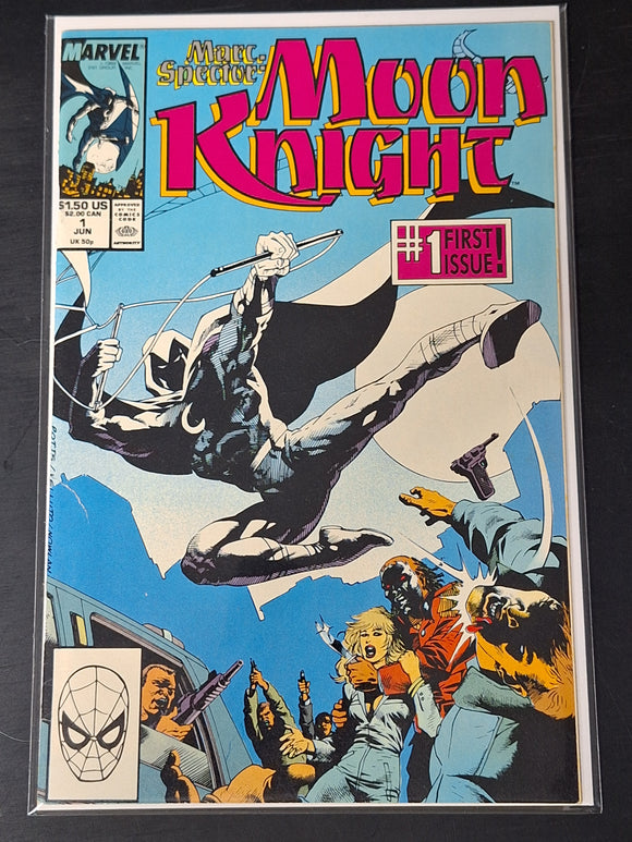 Marc Spector: Moon Knight 1 Marvel 1989 2nd Solo Series