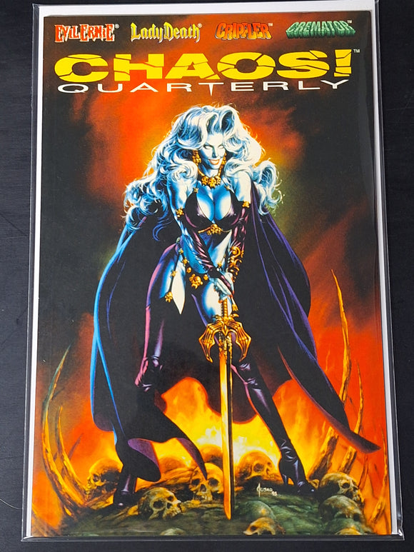 Chaos! Quarterly 3 Chaos Comics 1996 Joe Jusko Lady Death Cover