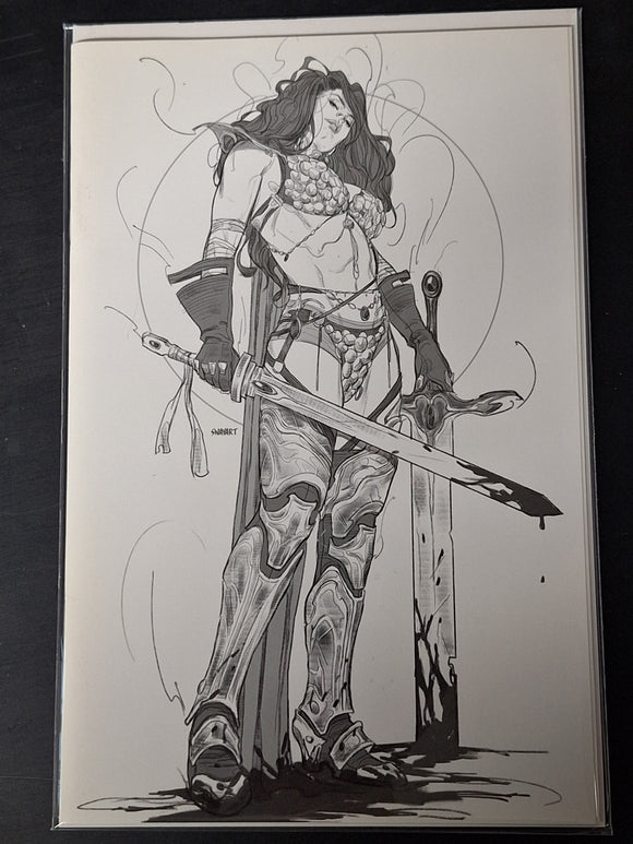 Red Sonja Black White & Red 8 Dynamite 2022 1:11 Virgin Variant