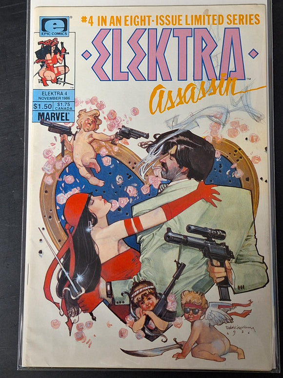 Elektra Assassin 4 Marvel 1986 1st Solo Series