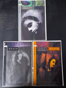 Death The High Cost of Living 1,2,3 DC Vertigo 1993 Full Set