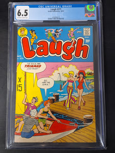 Laugh 271 Archie 1973 Innuendo Cover CGC 6.5