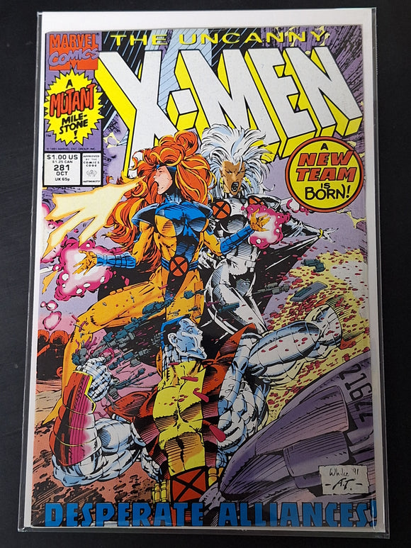 X-Men 281 Marvel 1991 1st App of Trevor Fitzroy, First Print