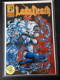 Lady Death 1/2 Wizard 1994 Chaos Comics Triple Signed Limited Edition COA