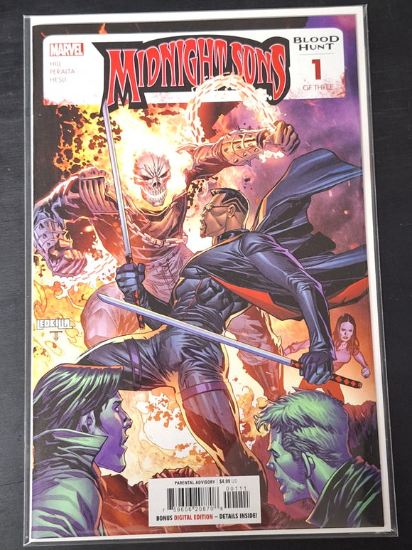 Midnight Sons Blood Hunt 1 Marvel 2024 Cover A