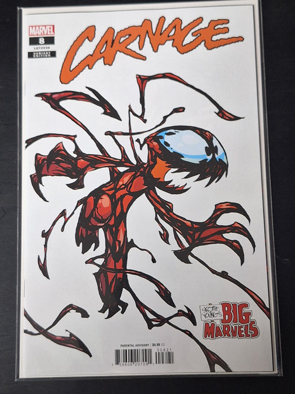 Carnage 8 Marvel 2024 Skottie Young Big Marvel Variant