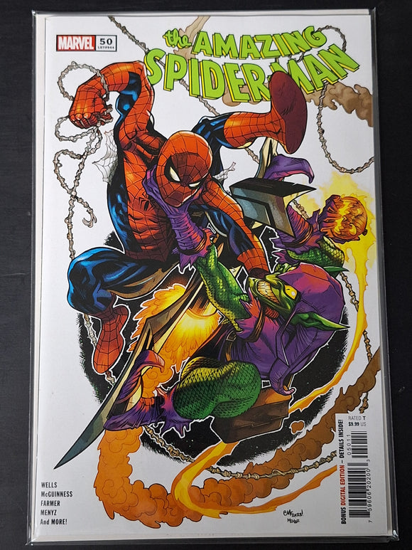 Amazing Spider-Man 50 Marvel 2024 Oversized Issue, McGuinness Cover A