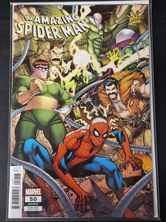 Amazing Spider-Man 50 Marvel 2024 Oversized Issue,  1:25 Nick Bradshaw Variant