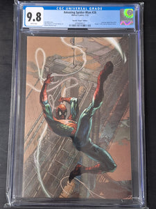 Amazing Spider-Man 26 Marvel 2023 Bianchi 1:100 Virgin Variant CGC 9.8 Death of Kamala Khan