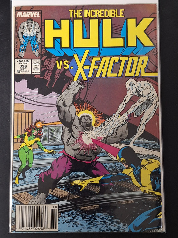 Hulk 336 Marvel 1987 Todd McFarlane Scarce Mark Jeweler's Variant, Newsstand