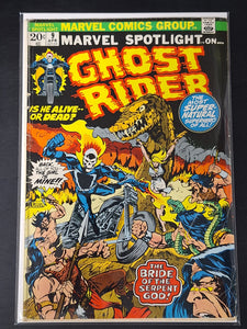 Marvel Spotlight 9 Marvel 1973 5th App Of Ghost Rider