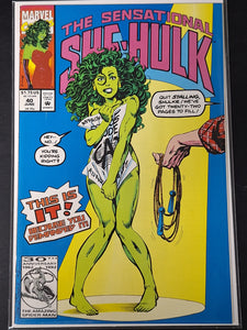 Sensational She-Hulk 40 Marvel 1992 Controversial Naked Jump Rope Issue