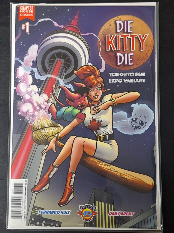 Die Kitty Die 1 Chapter House Comics 2016 Scarce Toronto Fan Expo Variant by Dan Parent