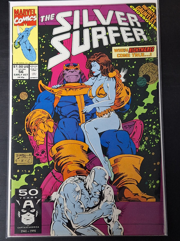 Silver Surfer 56 Marvel 1991 Thanos Appearance