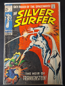 Silver Surfer 7 Marvel 1969 1st App of Frankenstein in Marvel Comics