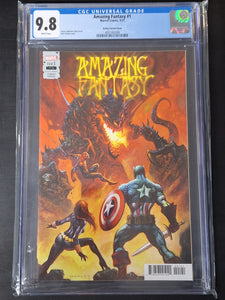 Amazing Fantasy 1 Marvel 2021 Alex Horley 1:25 Variant CGC 9.8