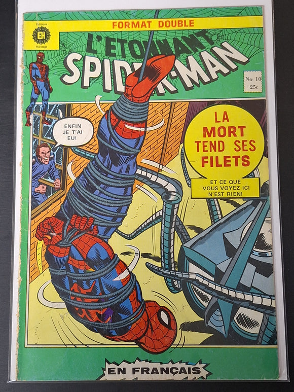 L'Etonnant Spider-Man 10 Marvel French Heritage Edition, Scarce Book