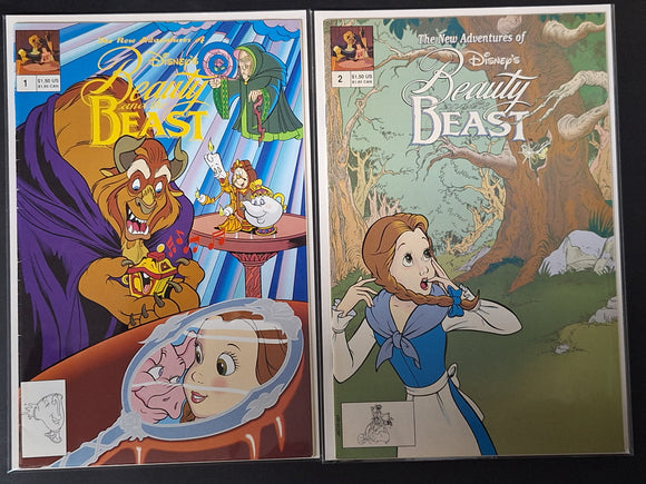 Beauty and the Beast 1 & 2 Disney 1992