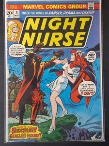 Night Nurse 4 Marvel 1973 Last Issue, Extremely Scarce Book