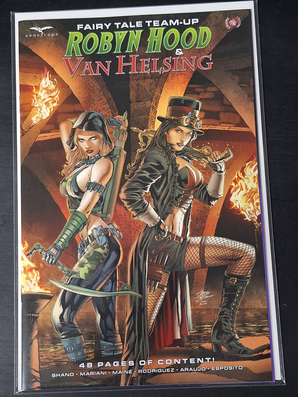 Fairy Tale Team-Up Robyn Hood & Van Helsing Zenescope 2024 Cover B