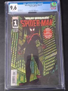 Miles Morales: Spider-Man 1 Marvel 2019 CGC 9.6