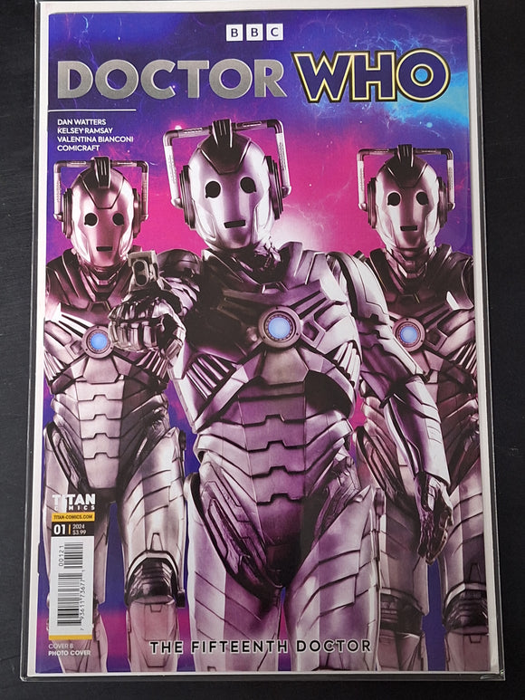 Doctor Who The Fifteenth Doctor 1 Titan Comics 2024 Cover B Photo Variant