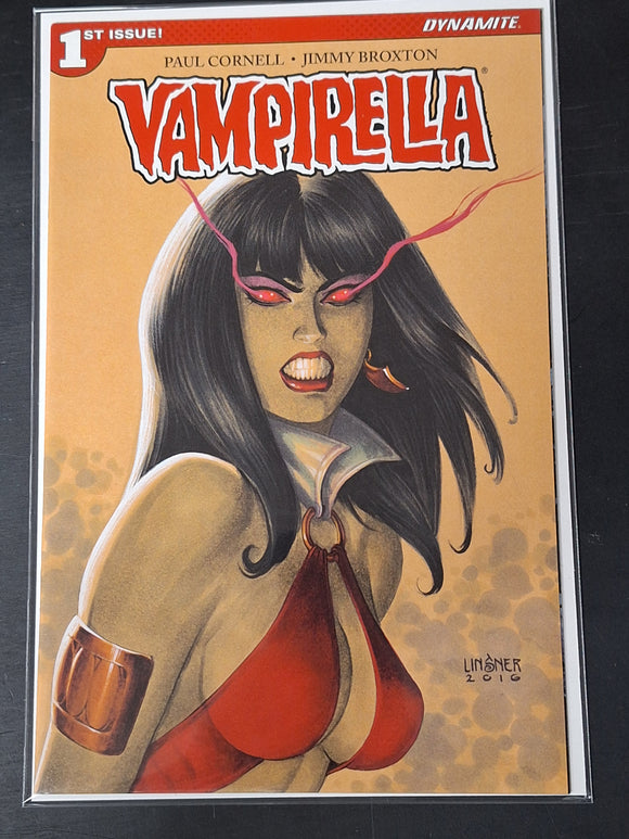 Vampirella 1 Dynamite 2017 Linsner Cover