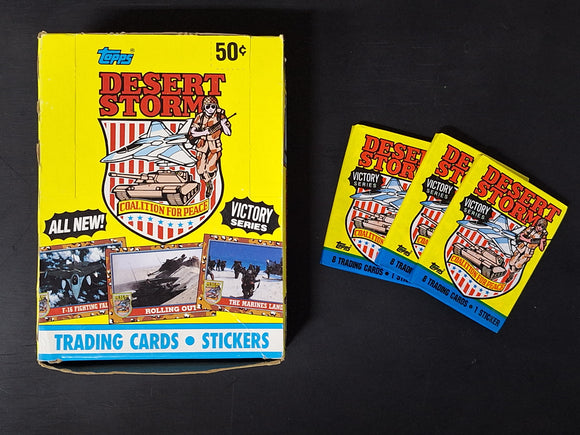 Desert Storm Victory Series Topps Comics 1993 - Set of 3 Sealed Wax Packs