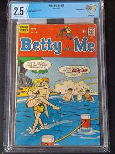 Betty and Me 16 Archie Comics 1968 CBCS 2.5 Classic Innuendo Cover