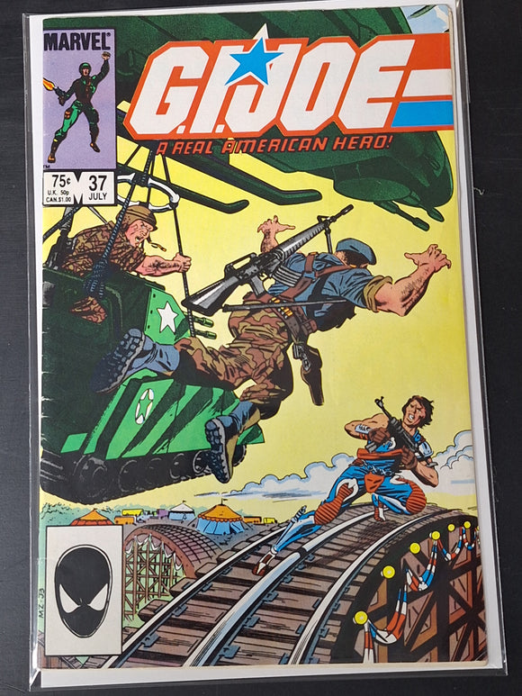 G.I. Joe 37 Marvel 1985 1st Flint & Footloose