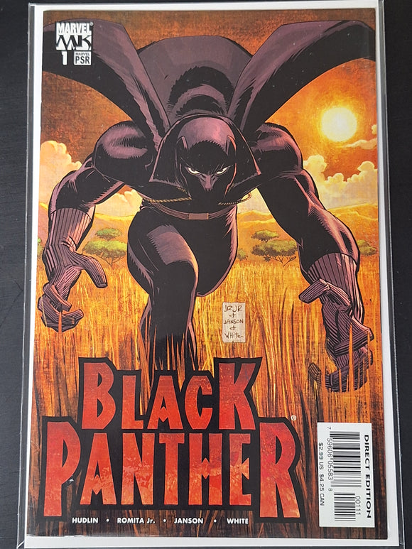 Black Panther 1 Marvel Knights 2005  John Romita JR