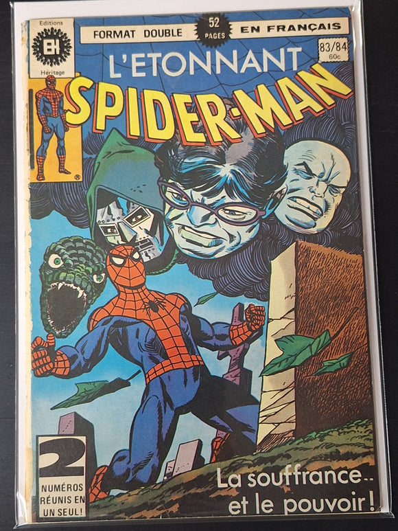 L'Etonnant Spider-Man 83/84 Marvel Amazing Spider-Man French Canadian Edition