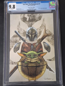 Star Wars: The Mandalorian 1 Marvel 2022 Tyler Kirkham Virgin Variant CGC 9.8