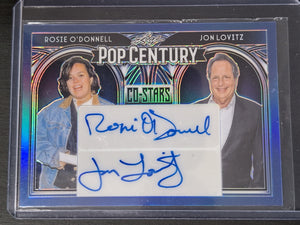 Leaf Pop Century 2024 - Co-Stars Dark Blue Auto 6/6 - Rosie O'Donnell & Jon Lovitz