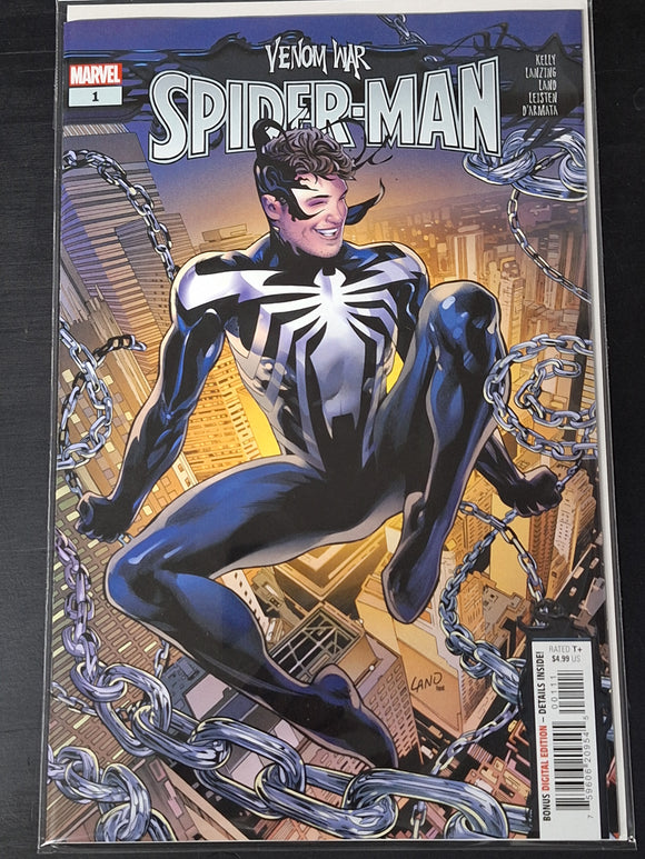 Venom War: Spider-Man 1 Marvel 2024 Cover A Greg Land