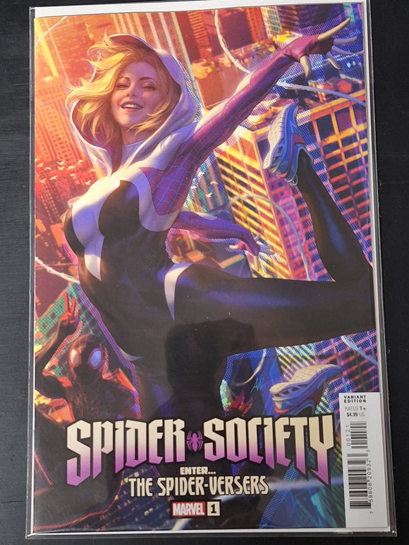 Spider Society 1 Marvel 2024 Artgerm Variant