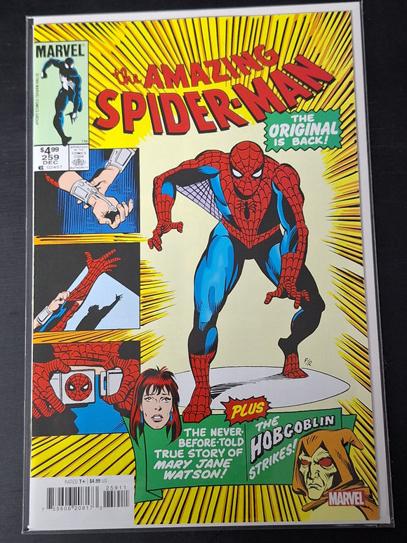 Amazing Spider-Man 259 Marvel 2024 Facsimile Edition